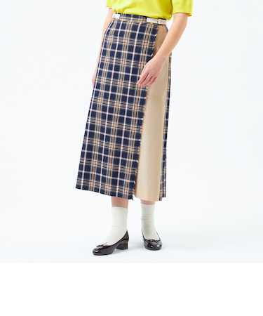 タータンチェックキルトスカート