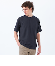 パイル調ドライミックス クルーネックプルオーバー