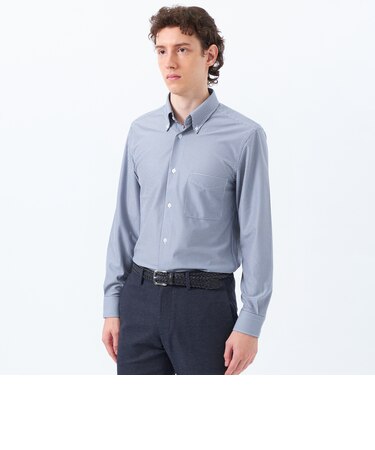 トロッター シャツ スクエアボタンダウン トリコットバリエーション