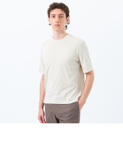 18Gコットン天竺 クルーネックニットTシャツ