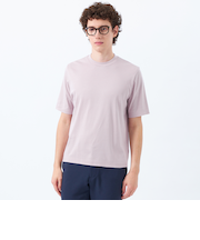 18Gコットン天竺 クルーネックニットTシャツ