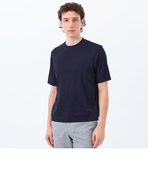 18Gコットン天竺 クルーネックニットTシャツ｜マッキントッシュ