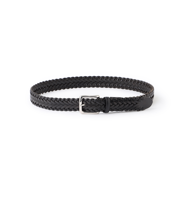 オイルレザーメッシュ カジュアルベルト