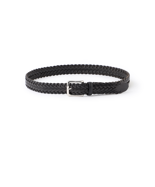 オイルレザーメッシュ カジュアルベルト