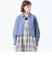 クロップドシャツブルゾン