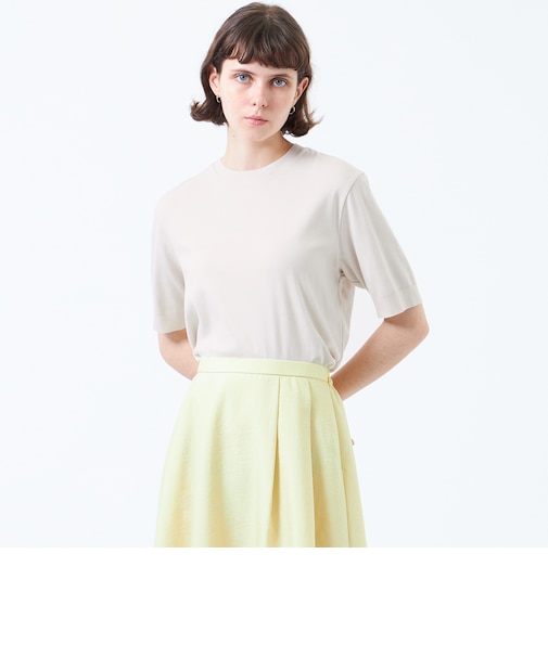 ハイゲージクルーネックニットT