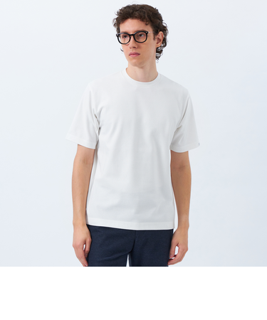 ミニチェックリンクス クルーネックTシャツ