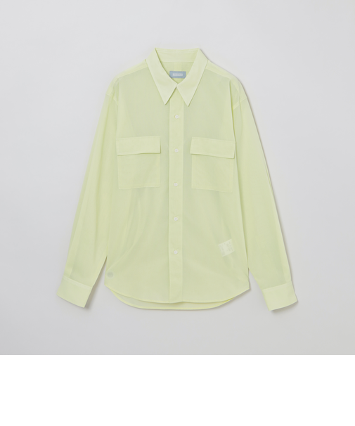 GREY LABEL シアーコットンボイルシャツ