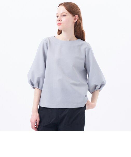 サッカーパフスリーブブラウス