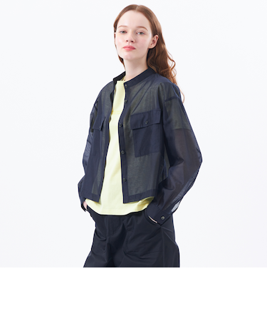 シアーシャツブルゾン