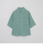 GREY LABEL リネンシャンブレーショートスリーブシャツ