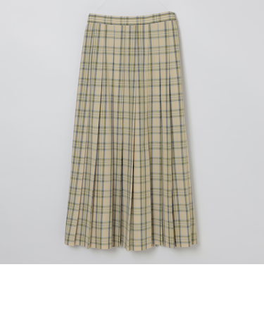 GREY LABEL プリーツチェックスカート