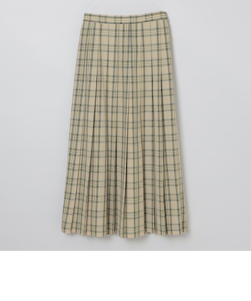 GREY LABEL プリーツチェックスカート
