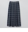 GREY LABEL プリーツチェックスカート