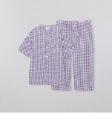 【WEB限定】サッカーチェック 半袖パジャマ