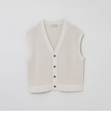 GREY LABEL ペーパーヤーンニットベスト