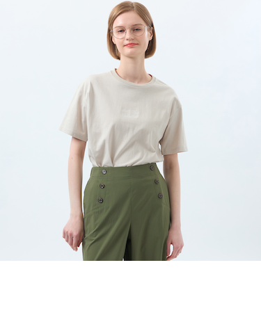 ライティングロゴ刺しゅうTシャツ