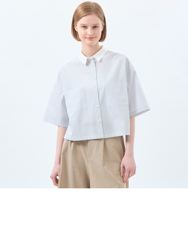 ショートクレリックシャツ