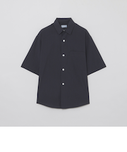 GREY LABEL コットンボイル 半袖カラーシャツ
