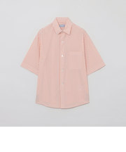 GREY LABEL コットンボイル 半袖カラーシャツ