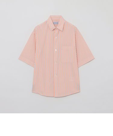 GREY LABEL コットンボイル 半袖カラーシャツ