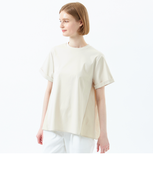 【WEB&一部店舗限定】タフタコンビカットソー