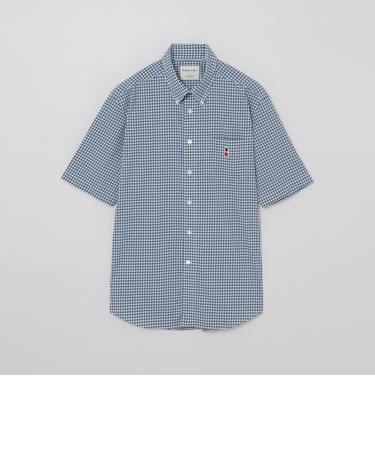 【WEB&一部店舗】バッキンガムベア スクエアボタンダウンシャツ ナイロンギンガム