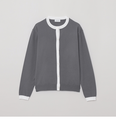 【WEB&一部店舗限定】バイカラーラインカーディガン