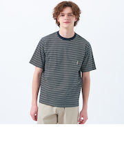 バッキンガムベア ランダムボーダー ワンポイントTシャツ