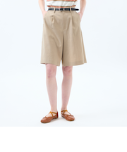 ワンタックハーフパンツ