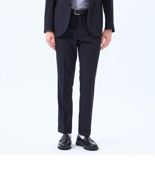 トロッター ウルトラライトトラウザーズ ナローサッカーストライプ