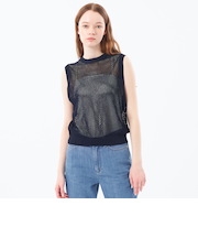 メッシュニットベスト