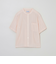 GREY LABEL ストライプバンドカラー半袖シャツ