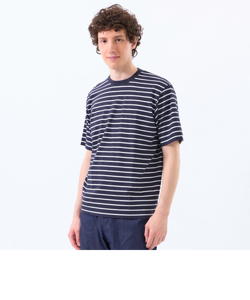 ポップコーンボーダー クルーネックTシャツ