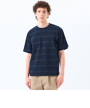 ポップコーンシャドーボーダー クルーネックTシャツ