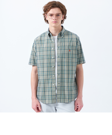 バッキンガムベア 半袖ボタンダウンシャツ 柄バリエーション