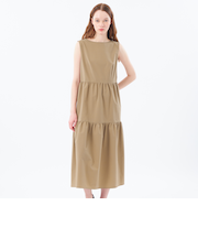 サマーサッカーティアードワンピース