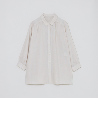 リネンミックスレギュラーカラーシャツ