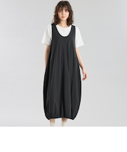 GREY LABEL テックジャージーコクーンワンピース