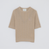 【WEB&一部店舗】バッキンガムベアケーブルハーフスリーブニット