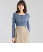 GREY LABEL シアーヘンリーネック
