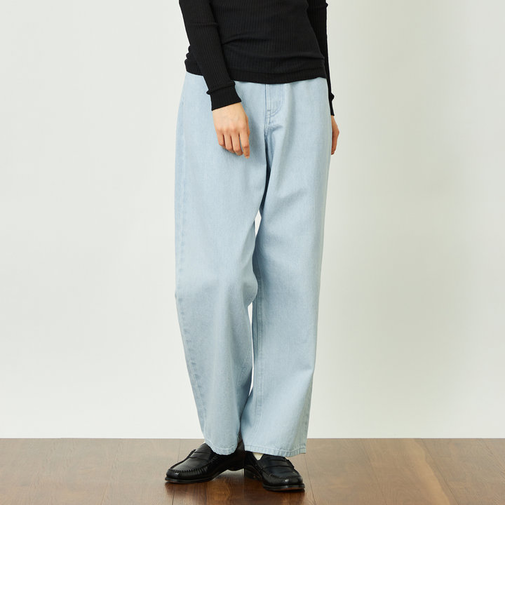 GREY LABEL シンチバックワイドデニム