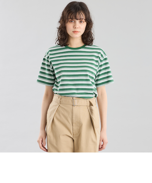 GREY LABEL マルチボーダーカットソー