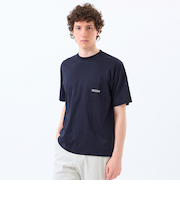 シルケットスムース クルーネック半袖ポケT