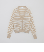 ブークレーボーダーVネックカーデ