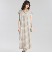 GREY LABEL マルチボーダーワンピース