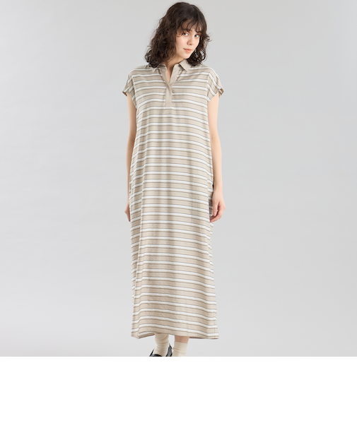 GREY LABEL マルチボーダーワンピース
