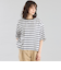 GREY LABEL マルチボーダーブラウス