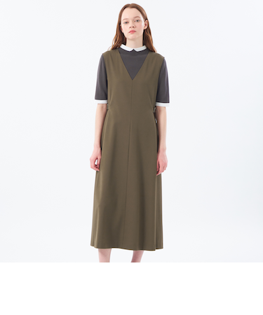 サイドベルテッドジャンパースカート