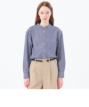 バッキンガムベア バンドカラーシャツ